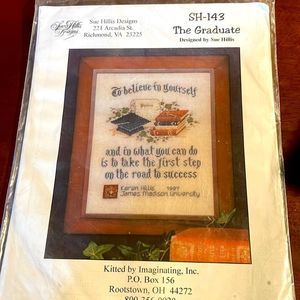 Counted Cross Stitch Kit SH-143 The Graduate Sue Hillis Designs Imaginat…